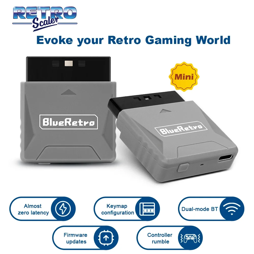 Gaming Controller Phone - PS1 PS One PS2 용 RetroScaler