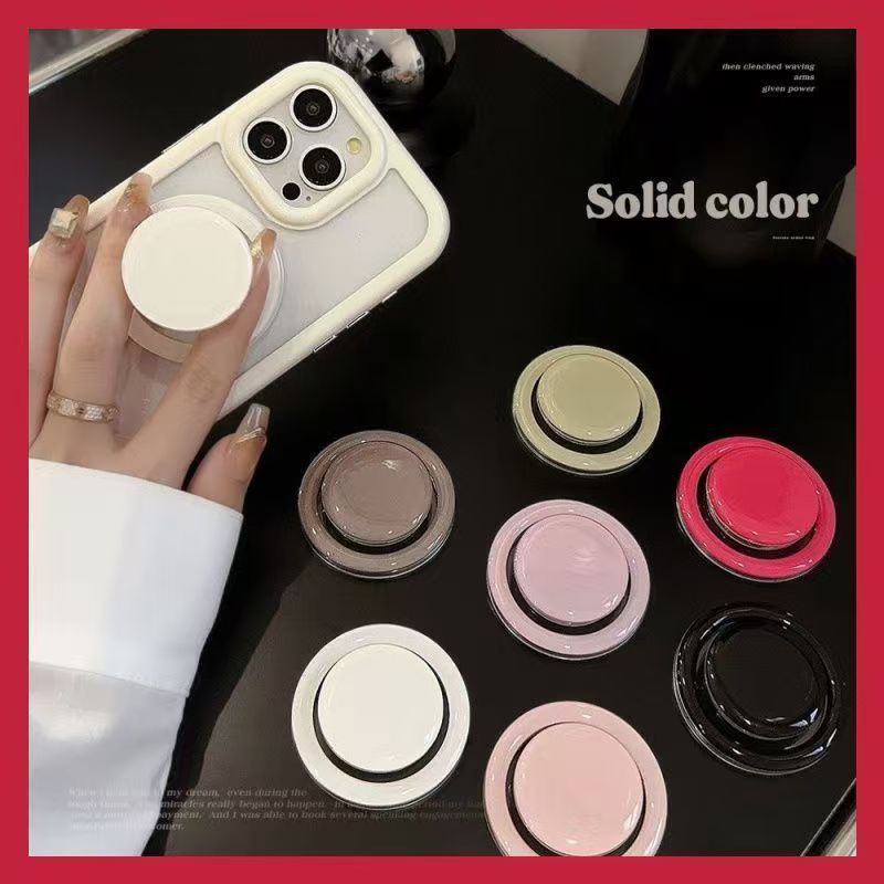 Phone Accessories And Cases - 솔리드 컬러 마그네틱 폰 그립톡 접이식