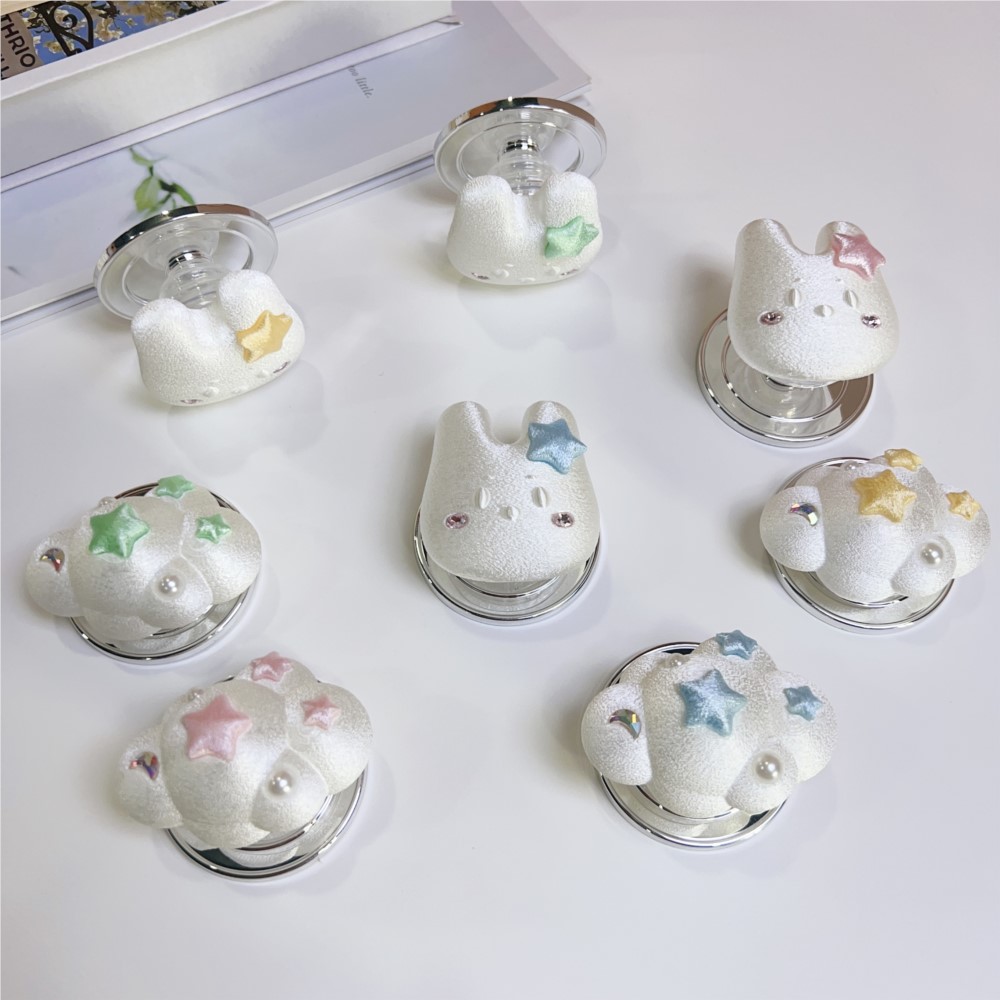 Phone Accessories Cute - 3D 만화 자석식 한국어 그립톡 휴대폰