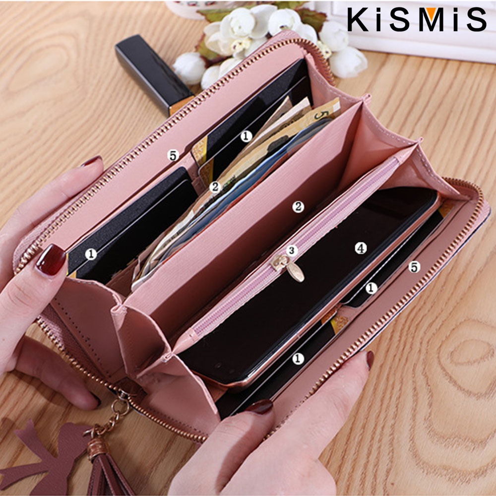 여성 지갑 한국 스타일 패치워크 클러치 퍼스 대용량 카 - Phone Accessories Design Shop 리뷰 및 가격
