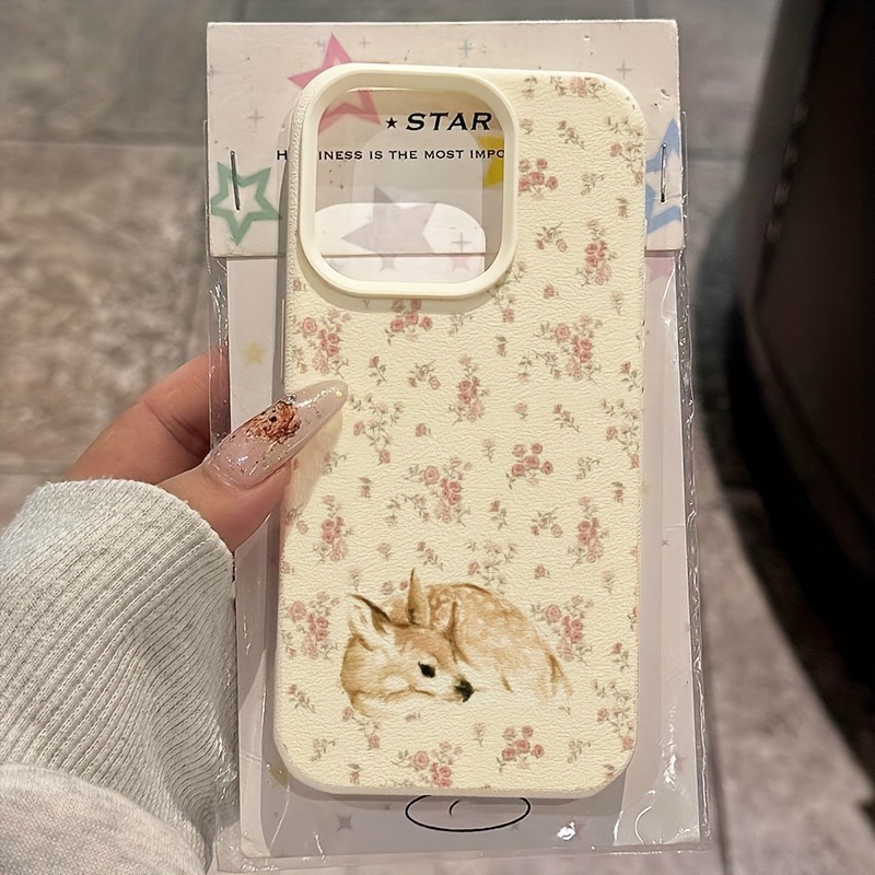 귀여운 사슴과 꽃무늬 디자인의 리치 폰 케이스 (아이폰 - Phone Accessories To Sell 리뷰 및 가격