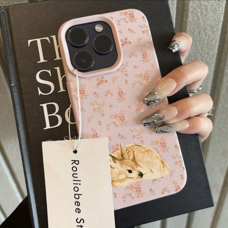 귀여운 사슴과 꽃무늬 디자인의 리치 폰 케이스 (아이폰 - Phone Accessories To Sell 리뷰 및 가격