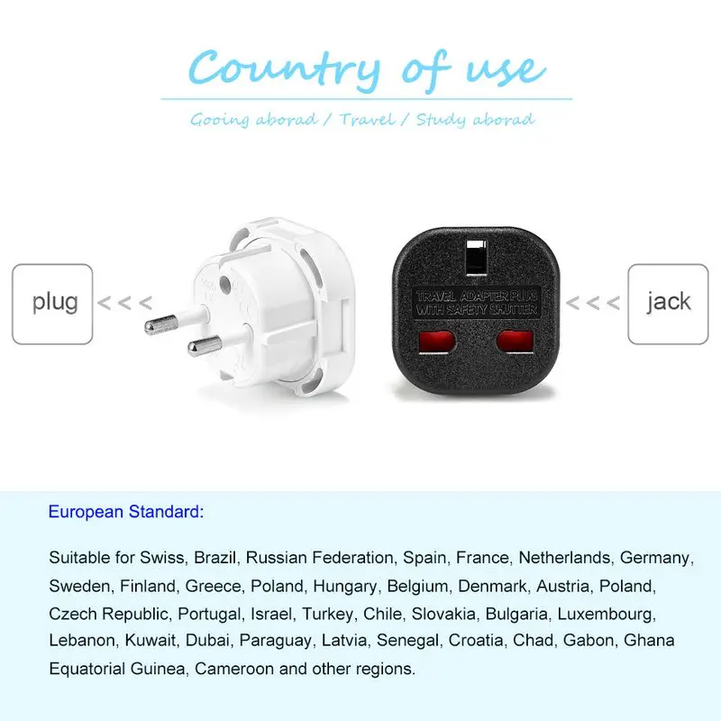 영국-유럽 전기 여행용 어댑터 EU 플러그 어댑터 소켓 - Phone Accessories Uk 리뷰 및 가격