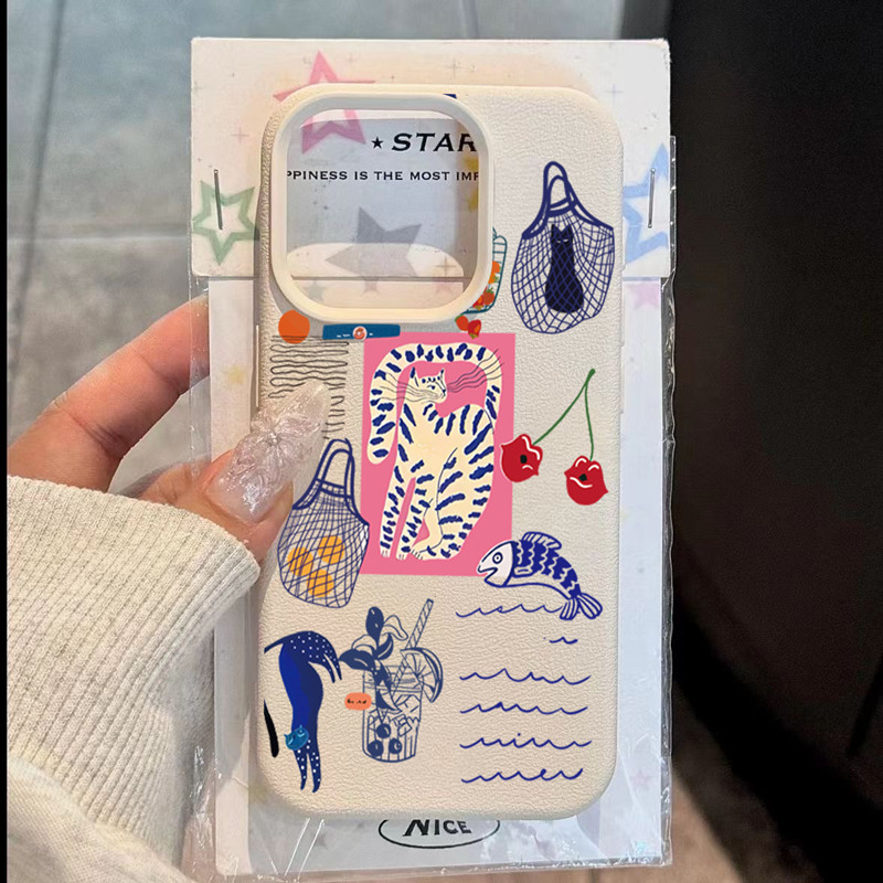 귀여운 체리 고양이 프린트 아이폰 17 에어 XR XS - Phone Accessories To Sell 리뷰 및 가격