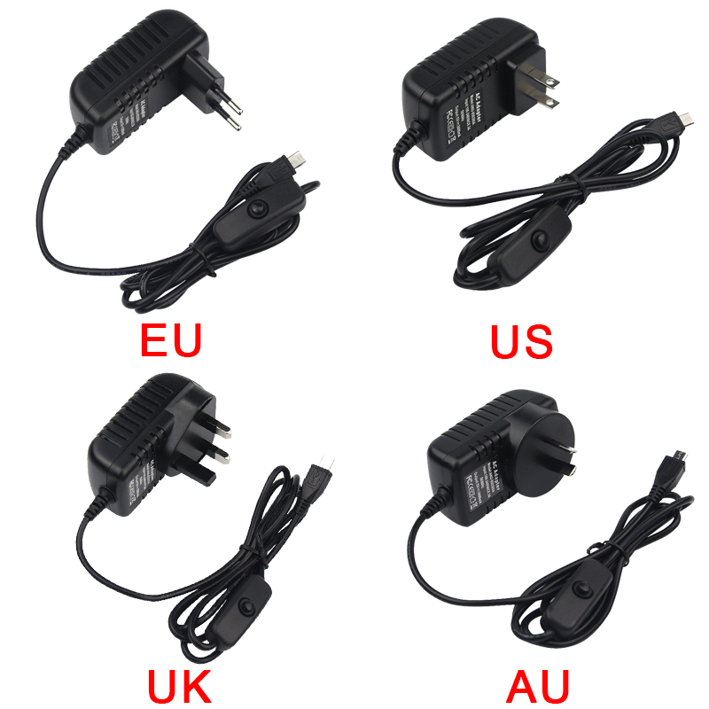 5V 3A 라즈베리 파이 3 모델 B + 전원 공급 장 - Phone Accessories Uk 리뷰 및 가격