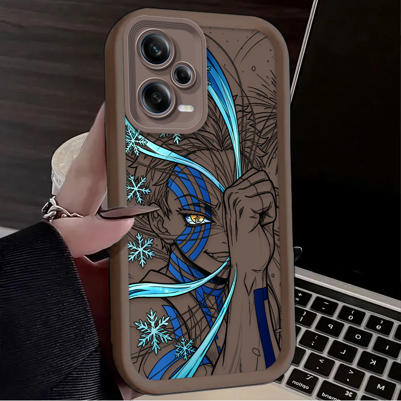 데몬 슬레이어 아카자 렌고쿠 라인 페인팅 멋진 휴대폰  - Phone Accessories Demon Slayer 리뷰 및 가격