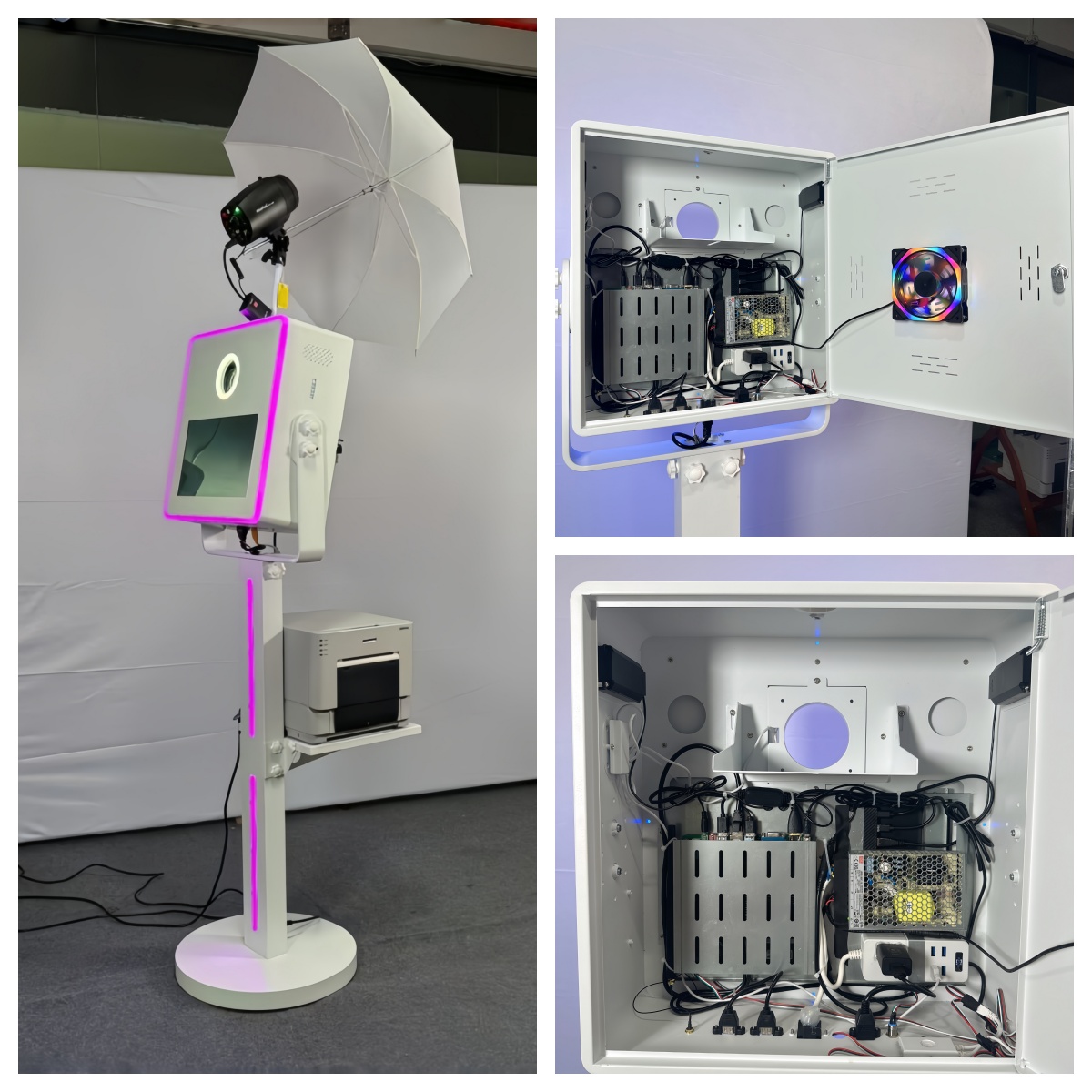 고급 셀프 사진 키오스크 15.6인치 터치스크린 DSL - Led Strip Selfie 리뷰 및 가격