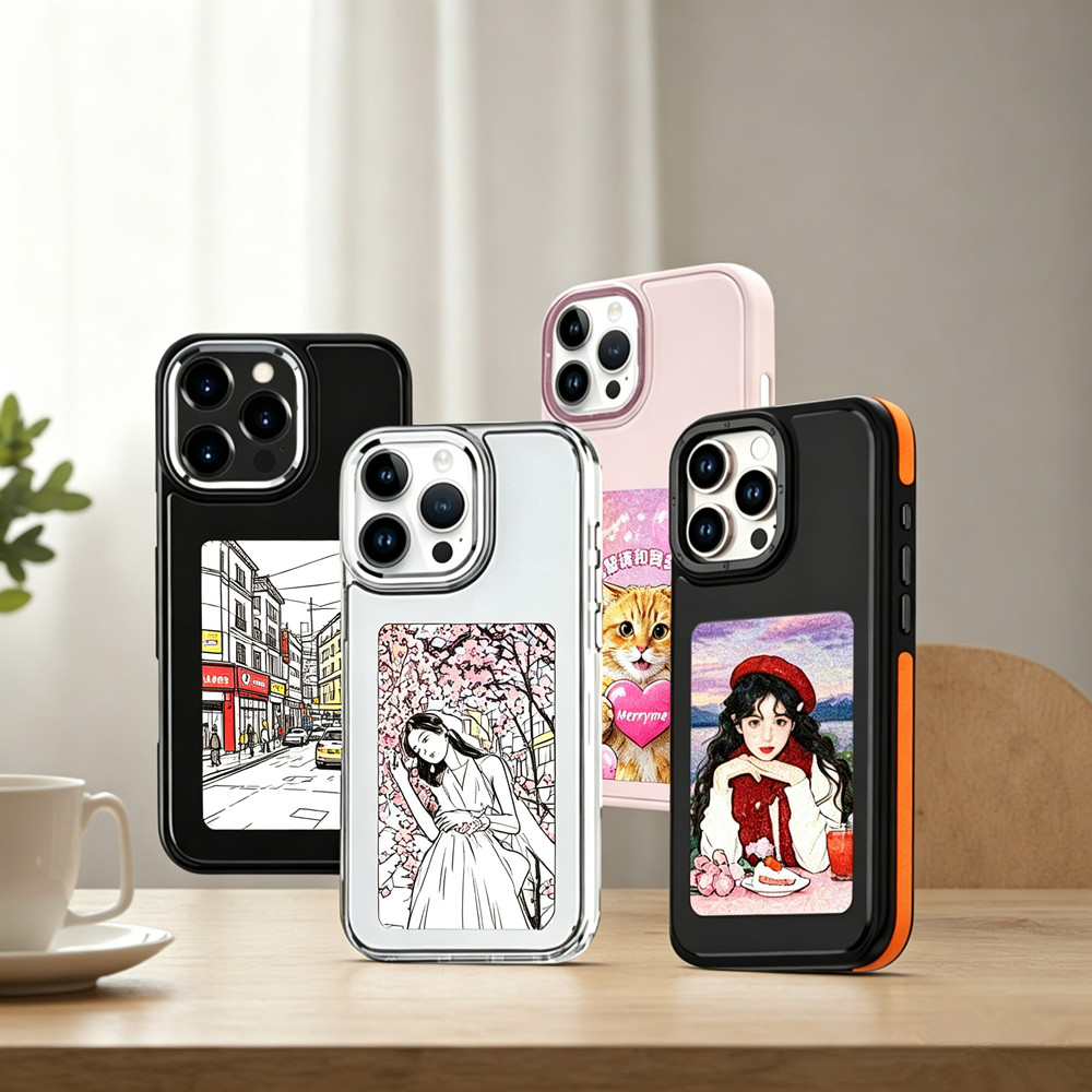 DIY 전자잉크 스크린 폰 케이스 NFC 아이폰 15  - Phone Accessories And Cases 리뷰 및 가격
