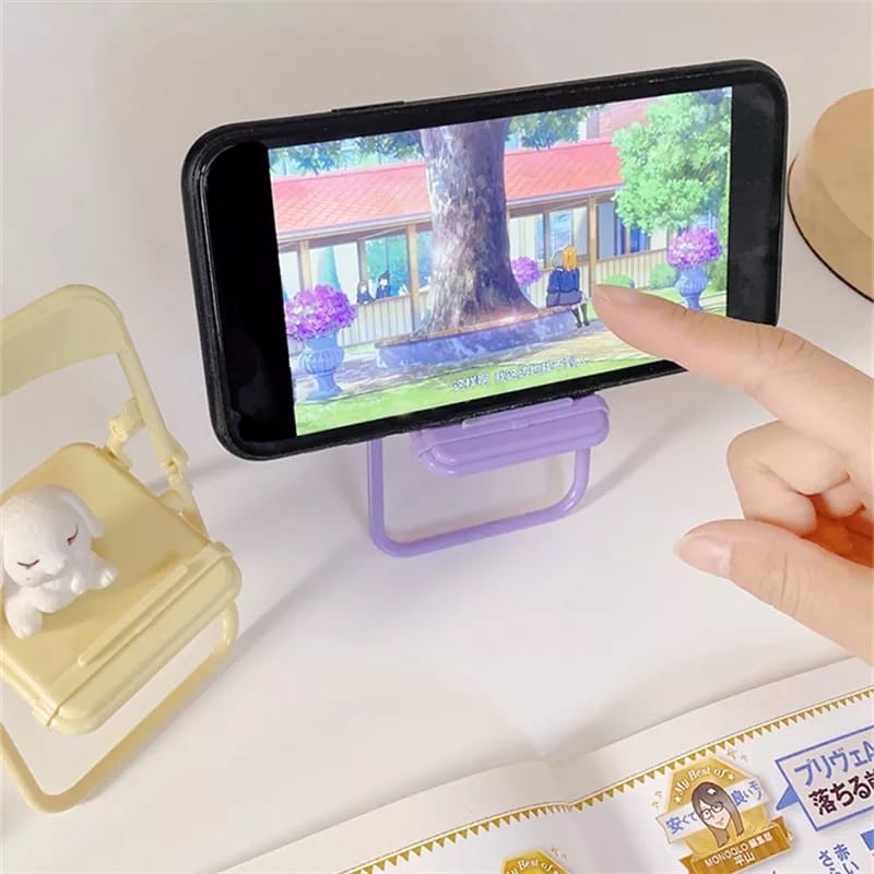 귀여운 의자 모양 휴대폰 거치대, 창의적인 데스크탑 정 - Phone Accessories Cute 리뷰 및 가격