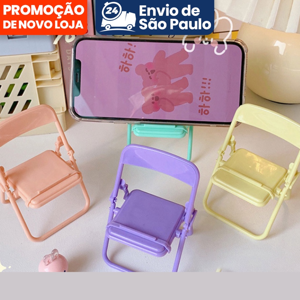 귀여운 의자 모양 휴대폰 거치대, 창의적인 데스크탑 정 - Phone Accessories Cute 리뷰 및 가격