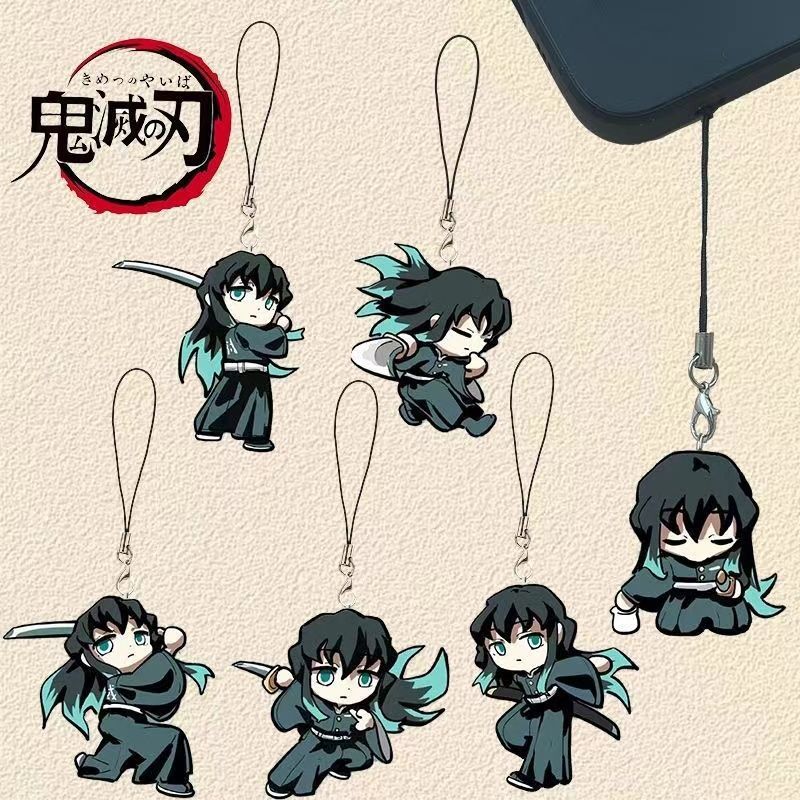 애니메이션 데몬 슬레이어 키체인 토키토루 무이치로 주변 - Phone Accessories Demon Slayer 리뷰 및 가격
