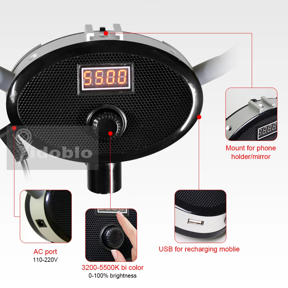 3000K-5600K 50W/80W 사진 스튜디오 더블 - Led Strip Selfie 리뷰 및 가격