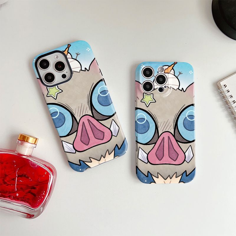 악마 슬레이어 애니메이션 만화 전화 케이스 이노스케 하 - Phone Accessories Demon Slayer 리뷰 및 가격