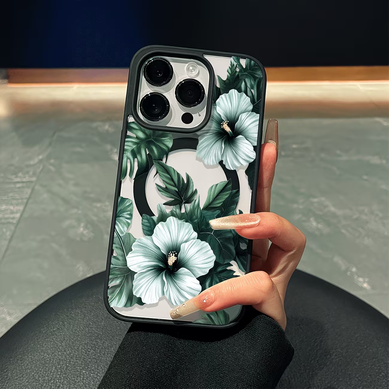 그린 플로럴 프린트 폰 케이스 (아이폰 17, 16,  - Phone Accessories To Sell 리뷰 및 가격