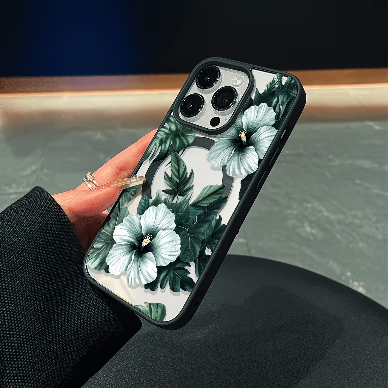 그린 플로럴 프린트 폰 케이스 (아이폰 17, 16,  - Phone Accessories To Sell 리뷰 및 가격
