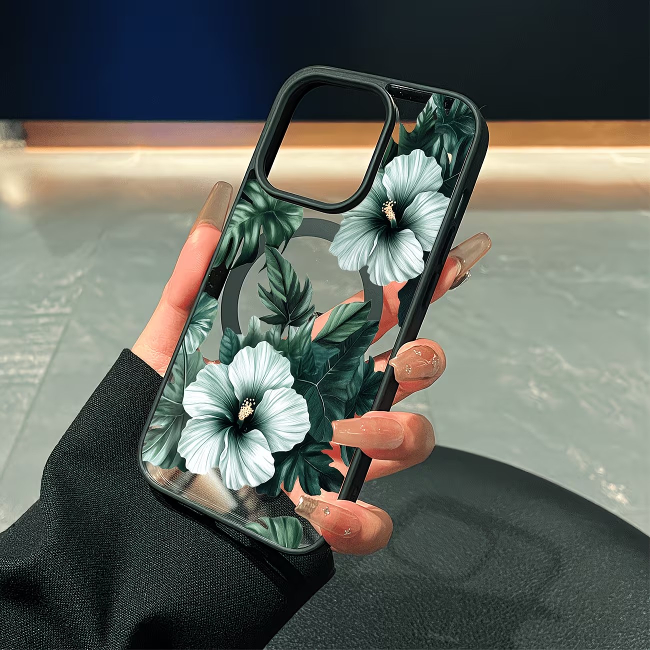 그린 플로럴 프린트 폰 케이스 (아이폰 17, 16,  - Phone Accessories To Sell 리뷰 및 가격